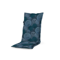 Tuinkussens hoge rug Circle blauw 123 cm x 50 cm (4 stuks) Madison - Madison