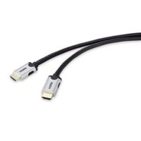 SpeaKa Professional SP-9063176 HDMI-kabel HDMI Aansluitkabel HDMI-A-stekker, HDMI-A-stekker 3.00 m Zwart 8K UHD