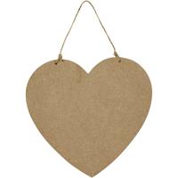 Creativ Company Hart, afm 18,5x19,5 cm, dikte 5 mm, 1 stuk