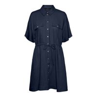 VERO MODA blousejurk VMHAF donkerblauw - thumbnail