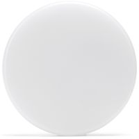 LED Plafondlamp - Badkamerlamp - Aigi Cely - 18W - Natuurlijk Wit 4000K - IP54 Vochtbestendig - Opbouw - Rond - Mat Wit - Aluminium