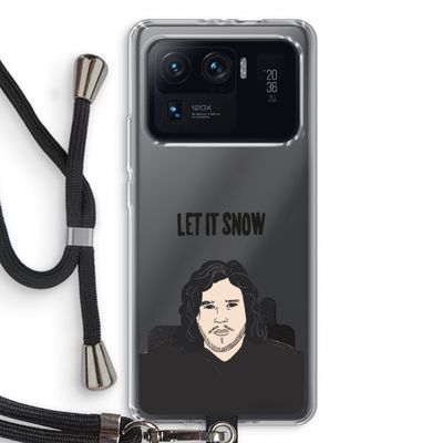 Let It Snow: Xiaomi Mi 11 Ultra Transparant Hoesje met koord