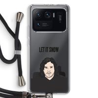 Let It Snow: Xiaomi Mi 11 Ultra Transparant Hoesje met koord