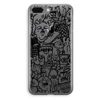 Vexx Black Mixtape: iPhone 8 Plus Transparant Hoesje