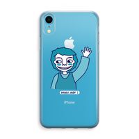 Zwaai: iPhone XR Transparant Hoesje