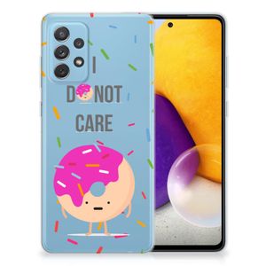 Samsung Galaxy A72 Siliconen Case Donut Roze