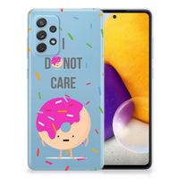 Samsung Galaxy A72 Siliconen Case Donut Roze