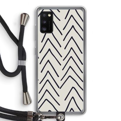 Marrakech Arrows: Samsung Galaxy A41 Transparant Hoesje met koord