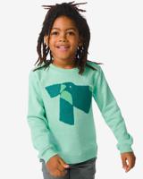HEMA Kindersweater Met Badstof Hond Groen (groen)