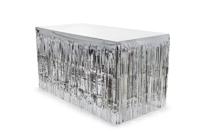 Zilveren Tafelrok 300x80cm