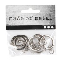 Creativ Company Sleutelhanger met sluiting, 5st.