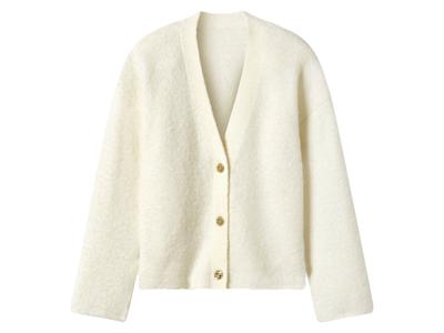 esmara Gebreid dames vest (Wit, L (44/46))