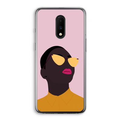 Yellow glasses: OnePlus 7 Transparant Hoesje