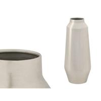 Vaas Gift Decor Zilverkleurig Ijzer 19 x 49 x 19 cm 49 x 19 x 49 cm