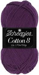 Scheepjes Cotton 8 721 Aubergine