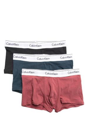 Calvin Klein boxers en coton à taille à logo - Multicolore