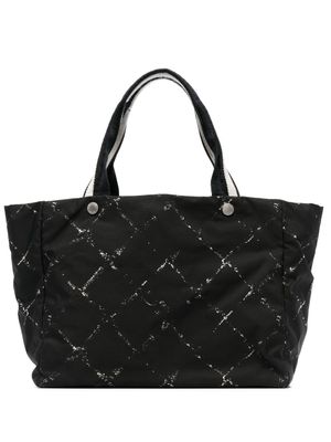 CHANEL Pre-Owned sac cabas à imprimé losanges (1997-1999) - Noir