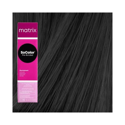 Matrix SoColor Pre-Bonded 1A Blauw Zwart As - Permanente Haarkleuring 90 ml