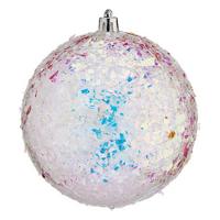 Kerstballen Ø 10 cm 6 Stuks Zilverkleurig
