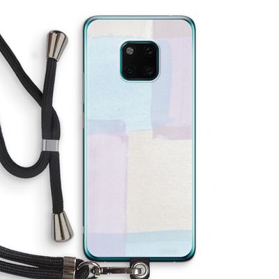 Square pastel: Huawei Mate 20 Pro Transparant Hoesje met koord