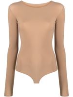 MM6 Maison Margiela body à motif imprimé - Tons neutres