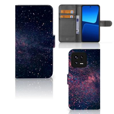 Xiaomi 13 | Book Case | Stars | Portemonnee hoesje Xiaomi 13 | Book Case | Stars | Portemonnee hoesje