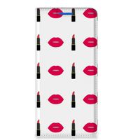 OPPO Reno6 5G Hoesje met Magneet Lipstick Kiss - thumbnail