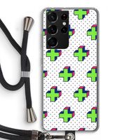 8-bit N°10: Samsung Galaxy S21 Ultra Transparant Hoesje met koord