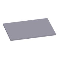 Brauer Ocean Slim Topblad - 60 cm - Mat Grijs