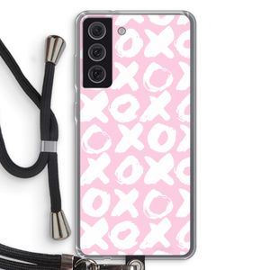 XOXO: Samsung Galaxy S21 FE Transparant Hoesje met koord