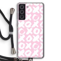 XOXO: Samsung Galaxy S21 FE Transparant Hoesje met koord