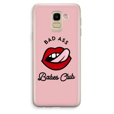Badass Babes Club: Samsung Galaxy J6 (2018) Transparant Hoesje