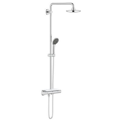 Douchesysteem Grohe Met douchekraan thermostatisch Vitalio Joy Met Hoofddouche Chroom