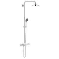 Douchesysteem Grohe Met douchekraan thermostatisch Vitalio Joy Met Hoofddouche Chroom - thumbnail