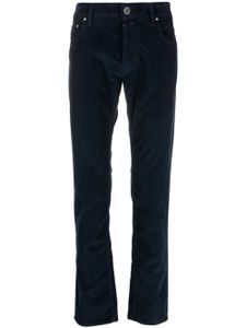 Jacob Cohën pantalon à coupe droite - Bleu