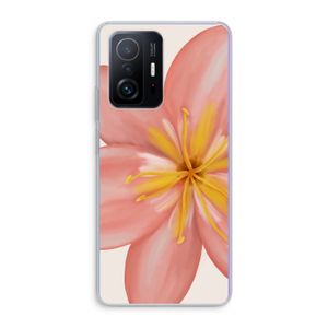 Pink Ellila Flower: Xiaomi 11T Pro Transparant Hoesje