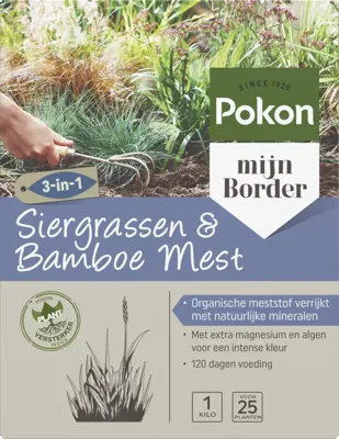 Pokon Siergrassen & Bamboe Mest 1kg