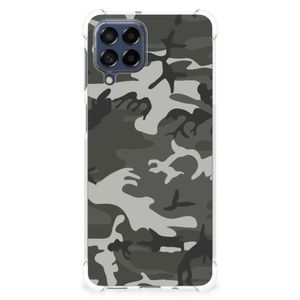 Samsung Galaxy M53 Doorzichtige Silicone Hoesje Army Light