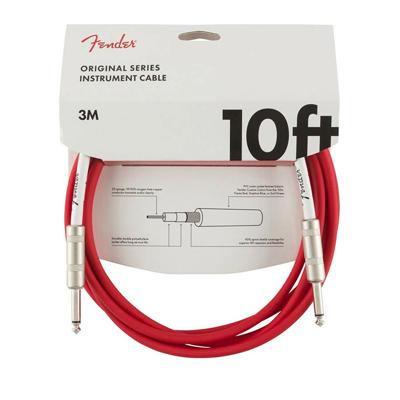 Fender Original Series Gitaarkabel 3 Meter Fiesta Red 0990510010 - Op = op