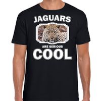 Dieren jaguar t-shirt zwart heren - jaguars are cool shirt - thumbnail