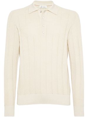 Brunello Cucinelli Geperforeerde blouse - Beige