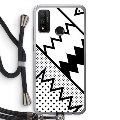 Pop Art #5: Huawei P Smart (2020) Transparant Hoesje met koord