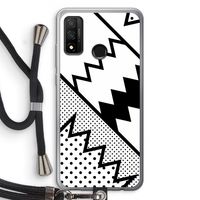 Pop Art #5: Huawei P Smart (2020) Transparant Hoesje met koord