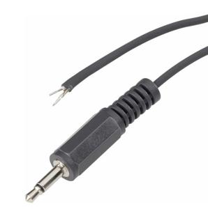 TRU COMPONENTS TC-2517032 Jackplug 3,5 mm Stekker, recht Aantal polen: 3 Stereo Zwart 100 stuk(s)