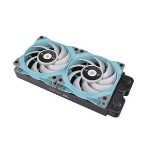 Thermaltake Toughfan 12 Turquoise High Static Pressure Radiator Fan Universeel Ventilator 12 cm Blauw 1 stuk(s)