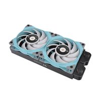 Thermaltake Toughfan 12 Turquoise High Static Pressure Radiator fan 120x120x25mm case fan 4-pin PWM aansluiting - thumbnail