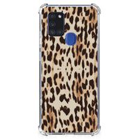 Samsung Galaxy A21s Case Anti-shock Leopard