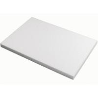 Hobby/knutsel Piepschuim schijf - 2x - wit - 20 x 30 x 2 cm - figuur en vormen