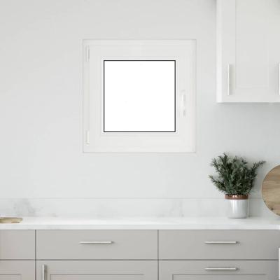 Kelderraam "RISOR" 60x60 cm draaikiep-draai DIN links antraciet