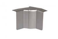 Electro Plint binnenhoek verstelbaar Aluminium 55mm